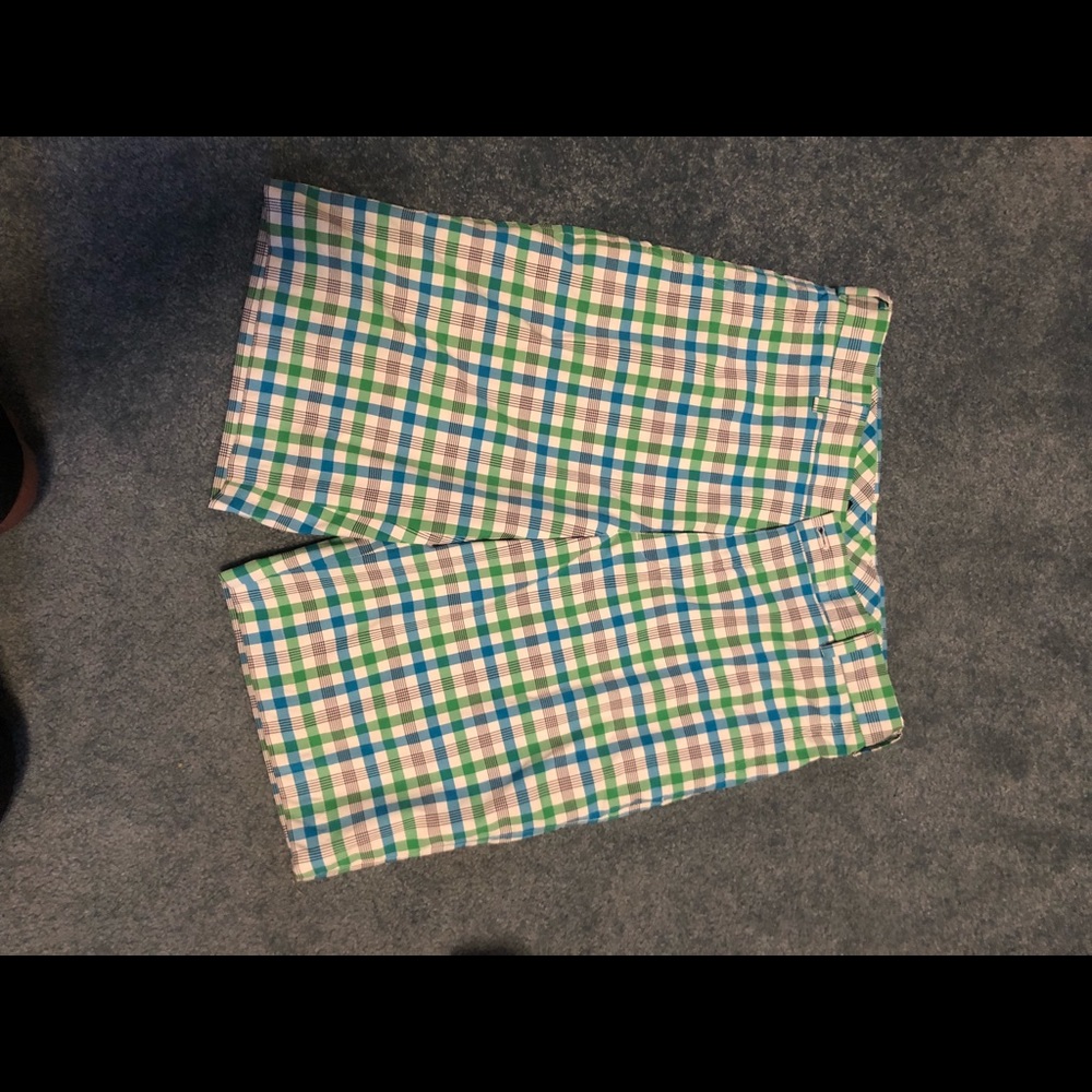 Nike Plaid Golf Shorts
